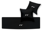 Luxury Black Leather Floor Mats for Ferrari Roma (2021-2024)