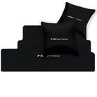 Premium Black Leather Floor Mats for Ferrari California | Full Set