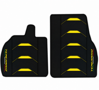 Orange Edition Leather Floor Mats for Lamborghini Temerario (2025-2026)