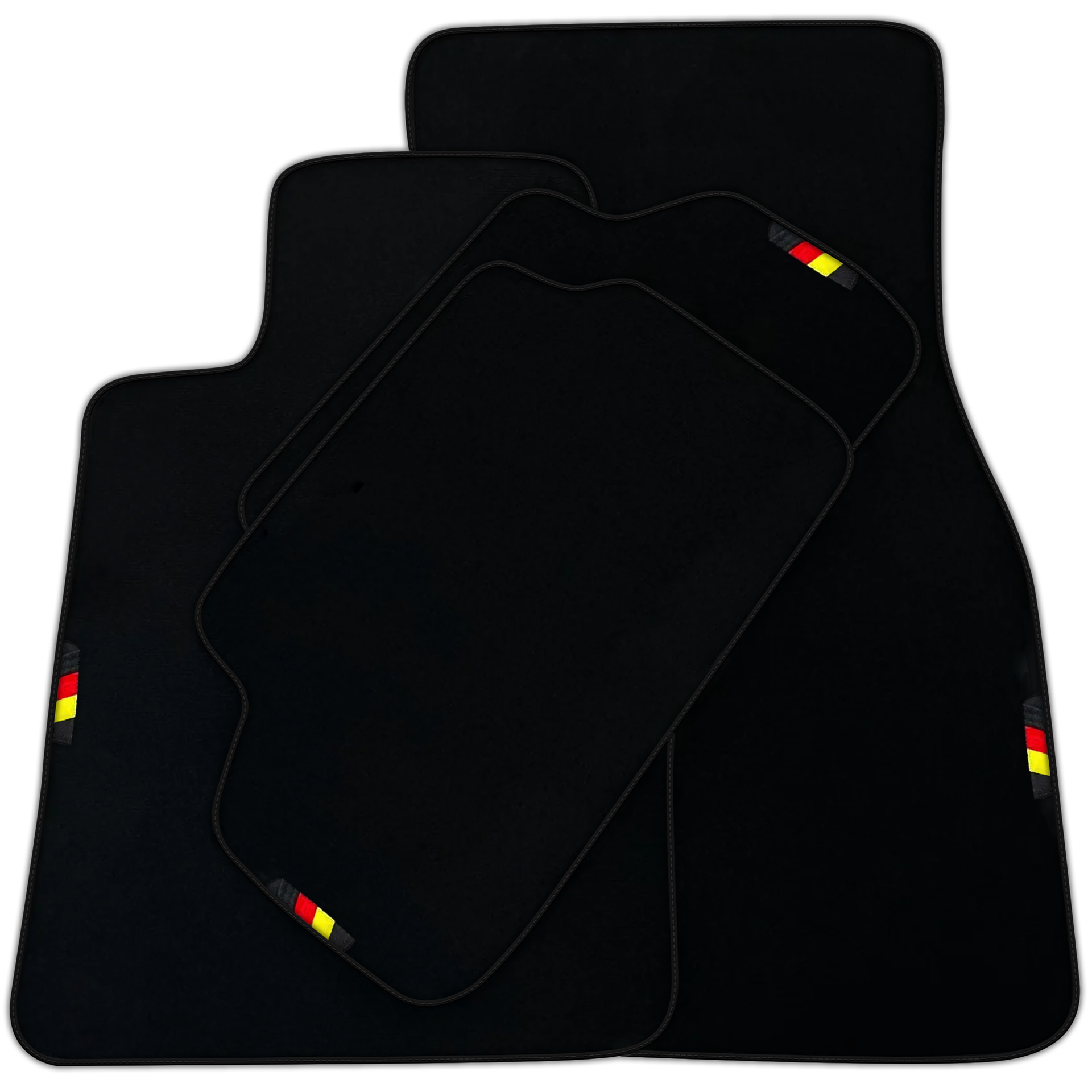 Black Mats For BMW 1 Series F21 3-door Hatchback Germany Edition | Various Trim Colors