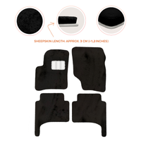 Premium Quality Sheepskin Floor Mats for Porsche 550 (1953-1956)