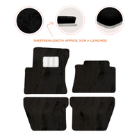 Premium Sheepskin Floor Mats for Bentley Flying Spur (2019-2023)