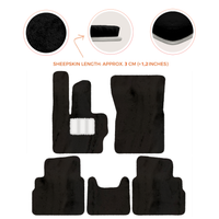 Premium Sheepskin Floor Mats for Mercedes-Benz G-Class W463 2008-2018