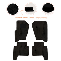 Luxury Sheepskin Floor Mats for Land Rover Discovery (2017-2026)