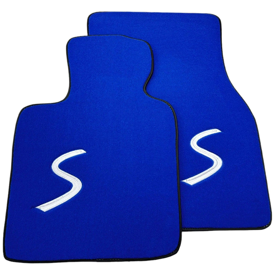 Blue Floor Mats for Mini Clubman F54 (2015-2019) - AutoWin
