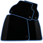 Customizable Black Floor Mats for Audi A6 - C8 Sedan (2018-2023)