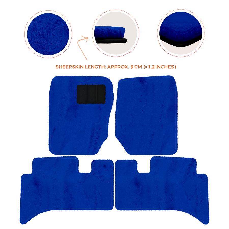 Premium Sheepskin Floor Mats for Range Rover Sport L460 (2022-2024)