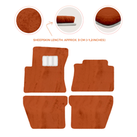 Premium Sheepskin Floor Mats for Bentley Flying Spur (2019-2023)
