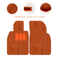 Premium Sheepskin Floor Mats for Porsche Cayenne (2018-2023)