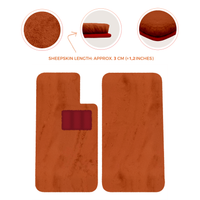 Premium Sheepskin Floor Mats for Aston Martin V8 Virage (1989-1995) Coupe