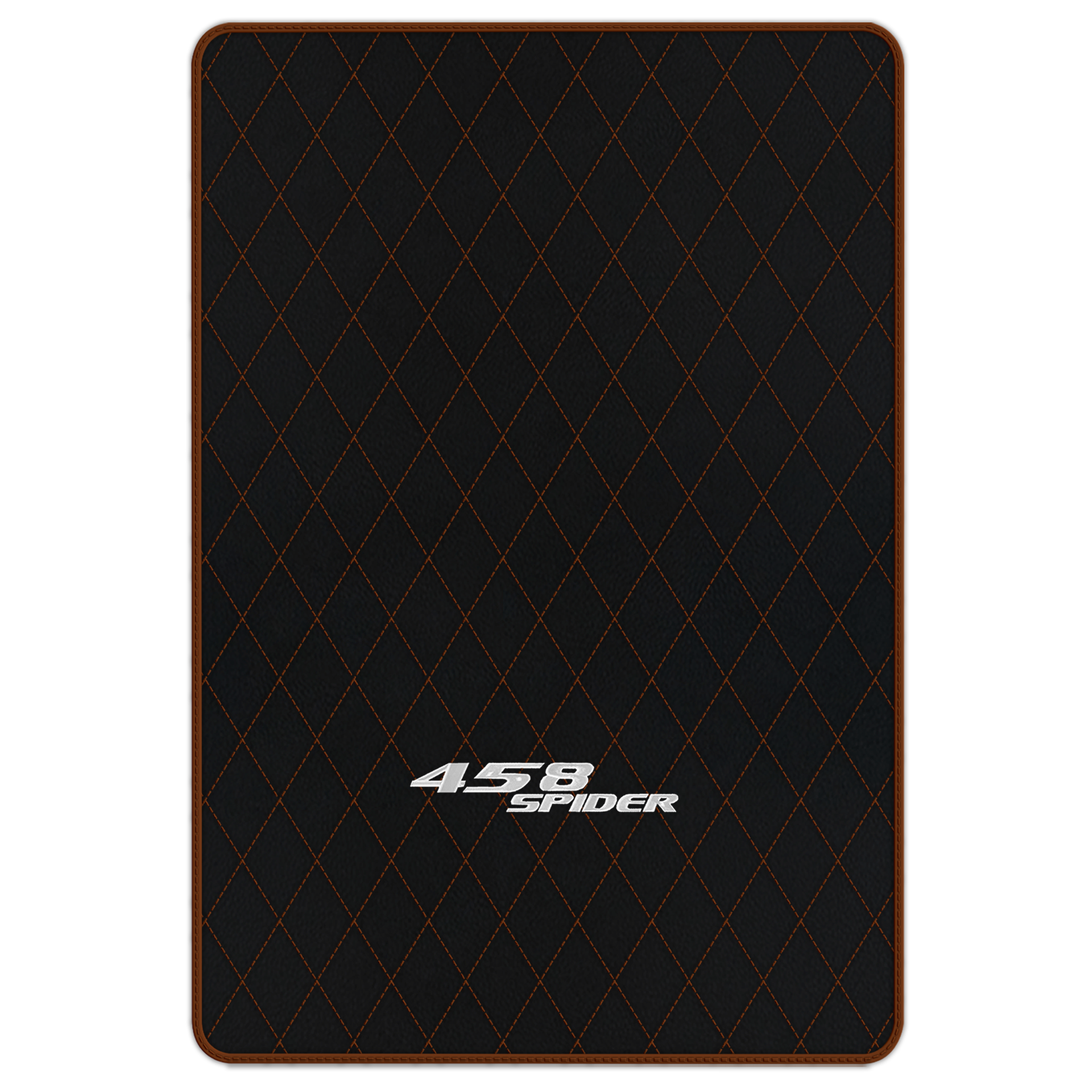 Black Leather Floor Mats for Ferrari 458 Spider (2012-2015) | Custom