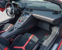Tappetini personalizzabili per Lamborghini Aventador SV Edizione Limitata in Pelle Carbonio