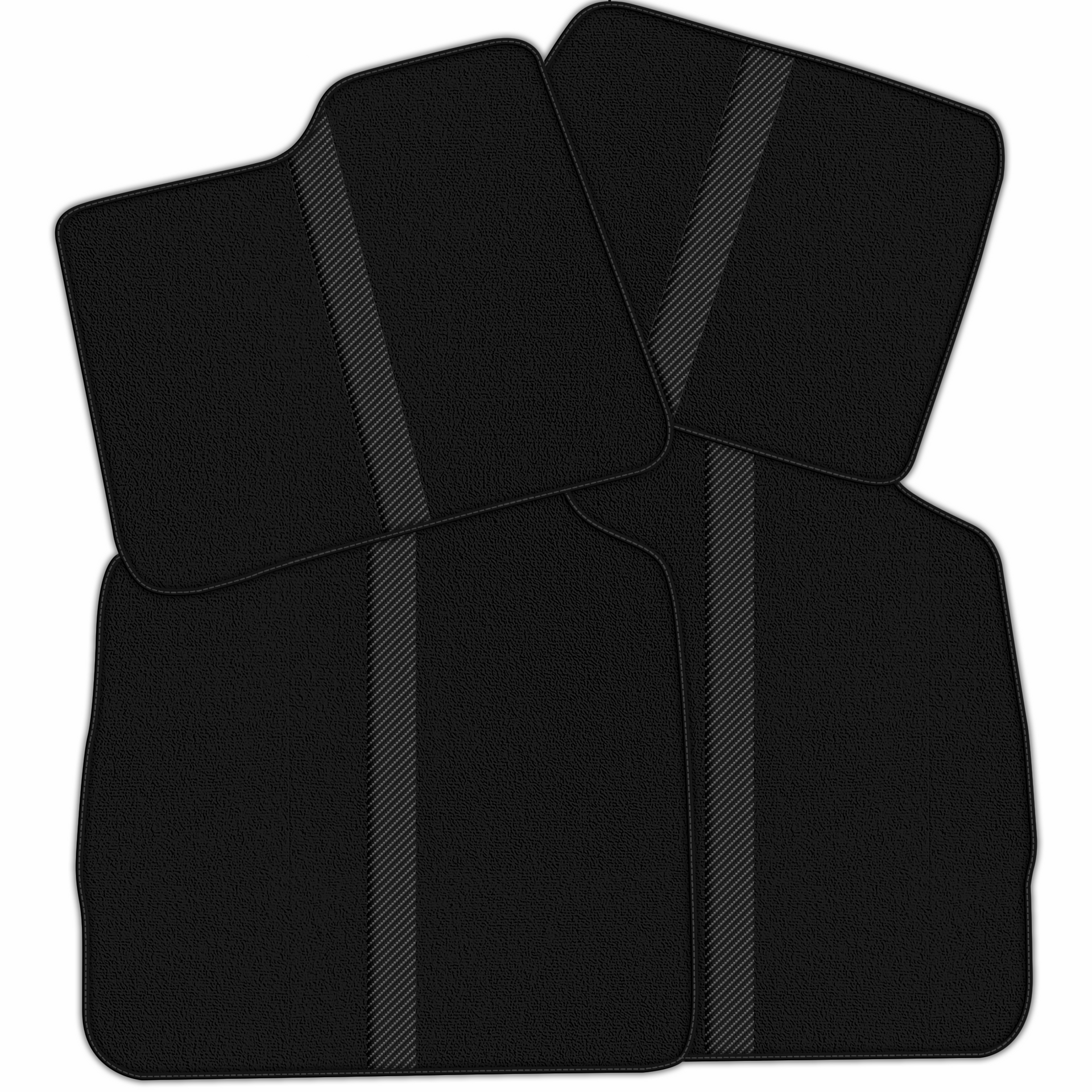 Premium Custom Black Floor Mats for Ferrari Portofino 2018-2023