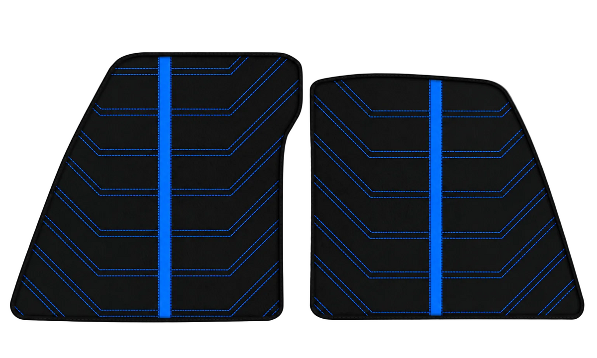 Tapis de voiture noirs pour Ferrari 849 Testarossa (2026-2027) avec cuir sur mesure