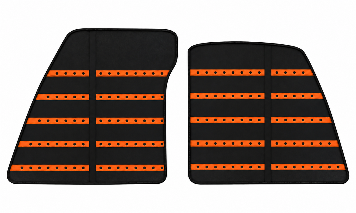 Tapis de voiture noirs pour Ferrari 849 Testarossa (2026-2027) avec cuir sur mesure