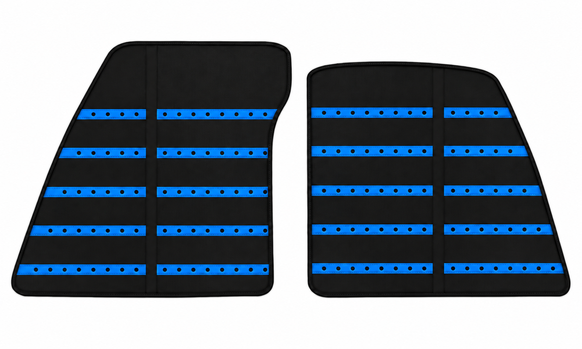 Tapis de voiture noirs pour Ferrari 849 Testarossa (2026-2027) avec cuir sur mesure