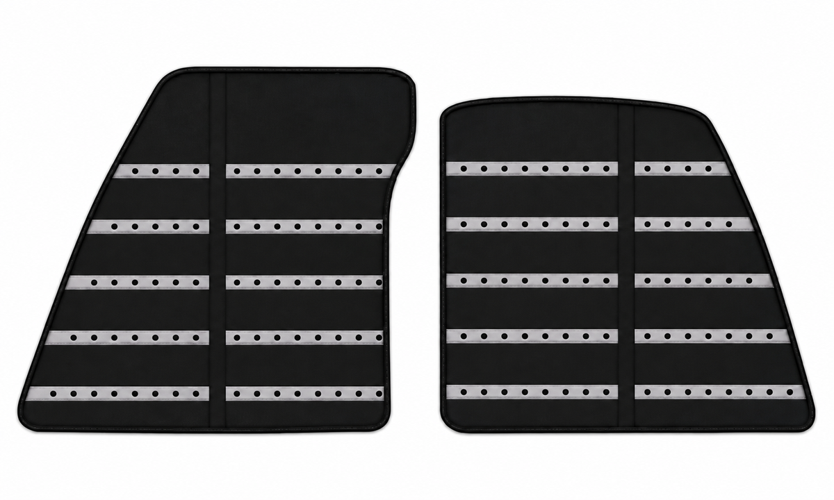 Tapis de voiture noirs pour Ferrari 849 Testarossa (2026-2027) avec cuir sur mesure