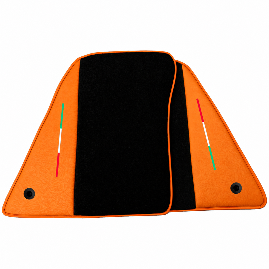 Tapis de voiture noirs pour Ferrari 849 Testarossa (2026-2027) avec cuir sur mesure