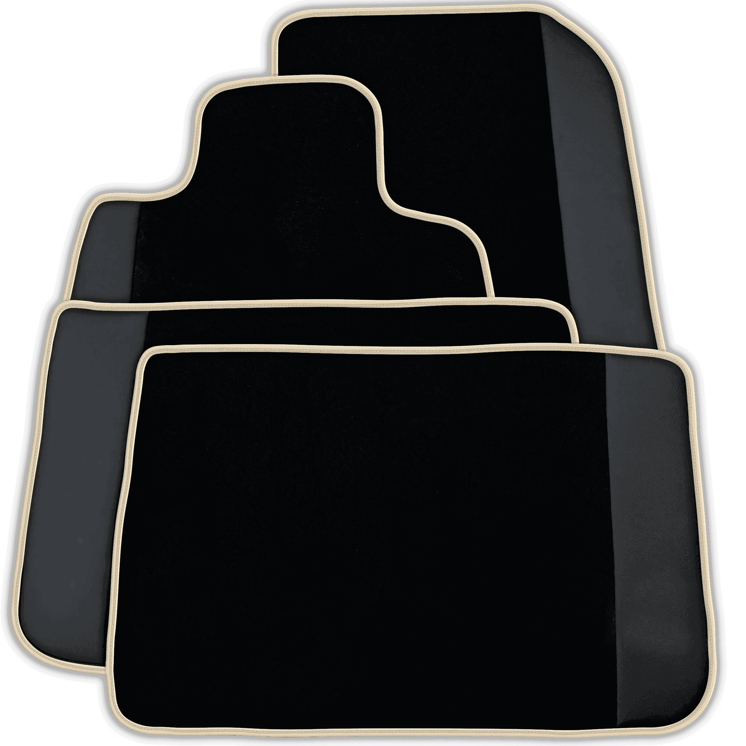 Custom Black Floor Mats for Rolls Royce Spectre (2023-2024) Various Trim Colors