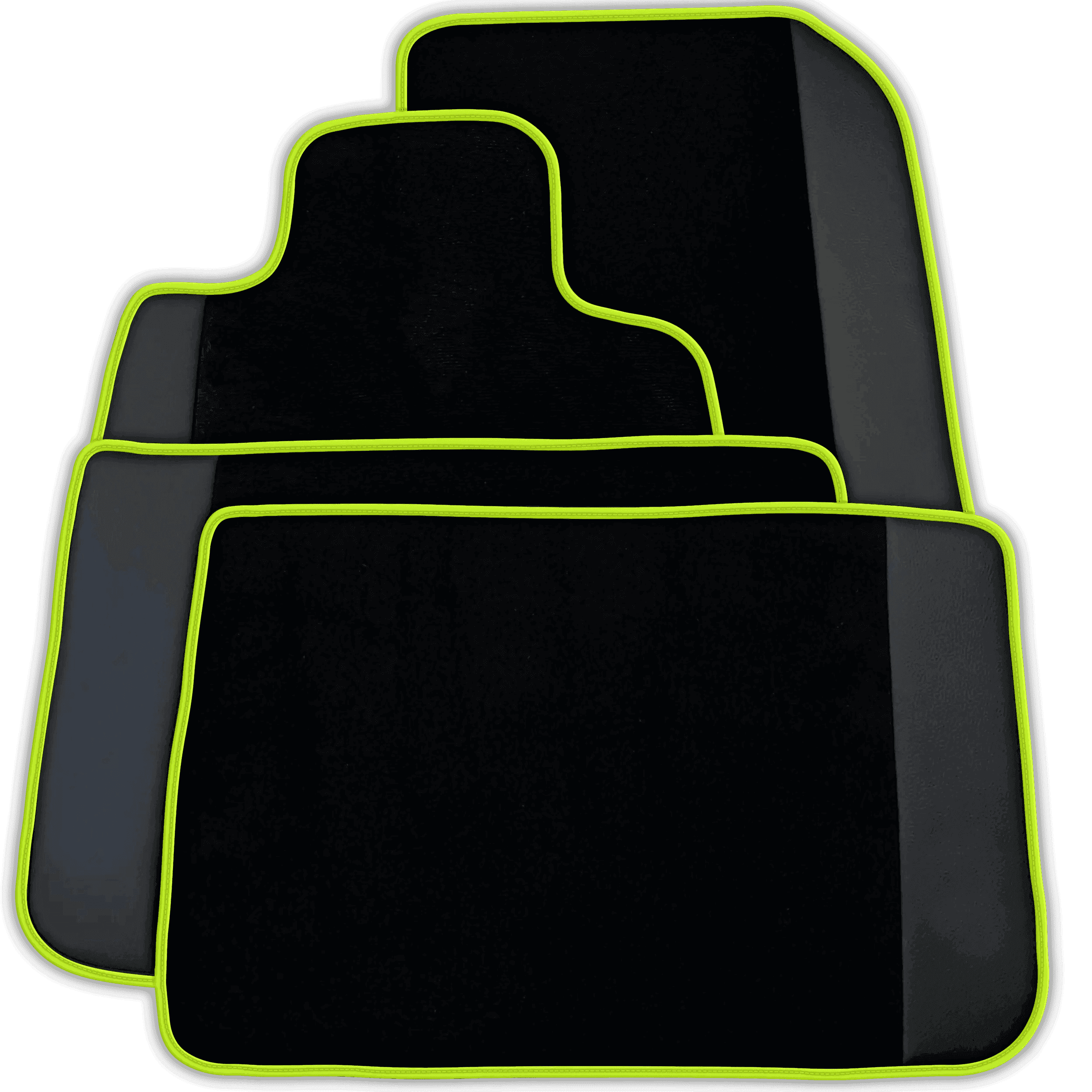 Custom Black Floor Mats for Rolls Royce Spectre (2023-2024) Various Trim Colors