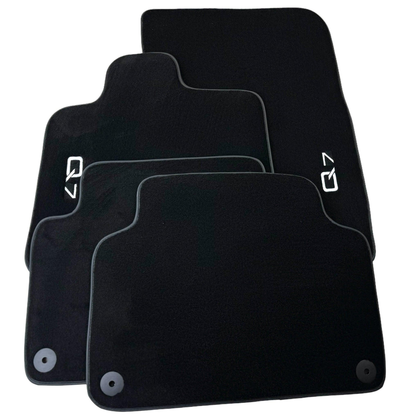 Black Floor Mats for Audi Q7 4M (2015-2019) - AutoWin