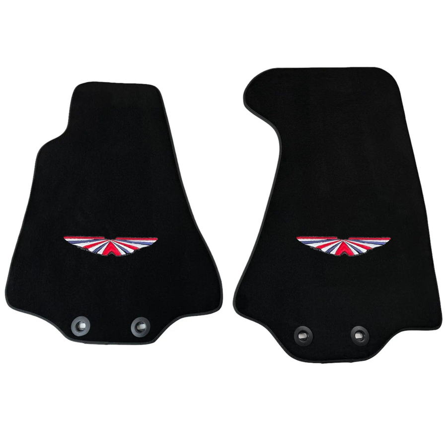 Black Floor Mats For Aston Martin Virage Volante (2011-2012) Convertible | ER56 Design