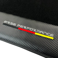 Black Floor Mats for Mercedes Benz C218 Coupe Facelift with Carbon | ER56 Performance - AutoWin