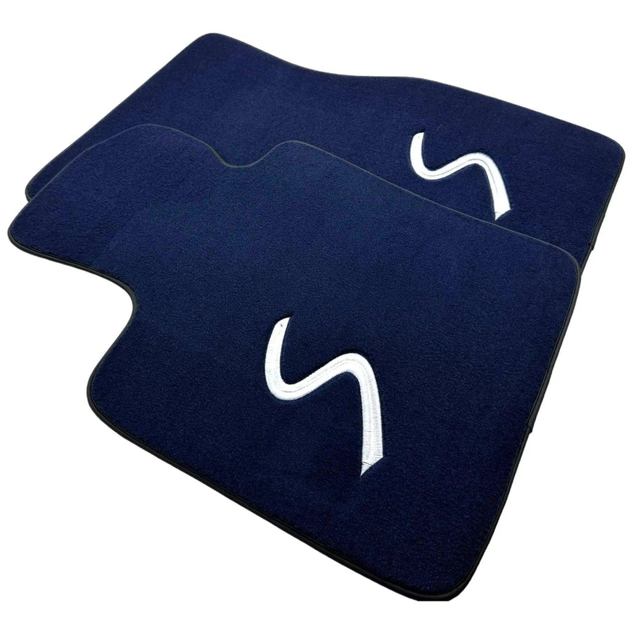 Dark Blue Floor Mats for Mini Clubman F54 (2015-2019) - AutoWin