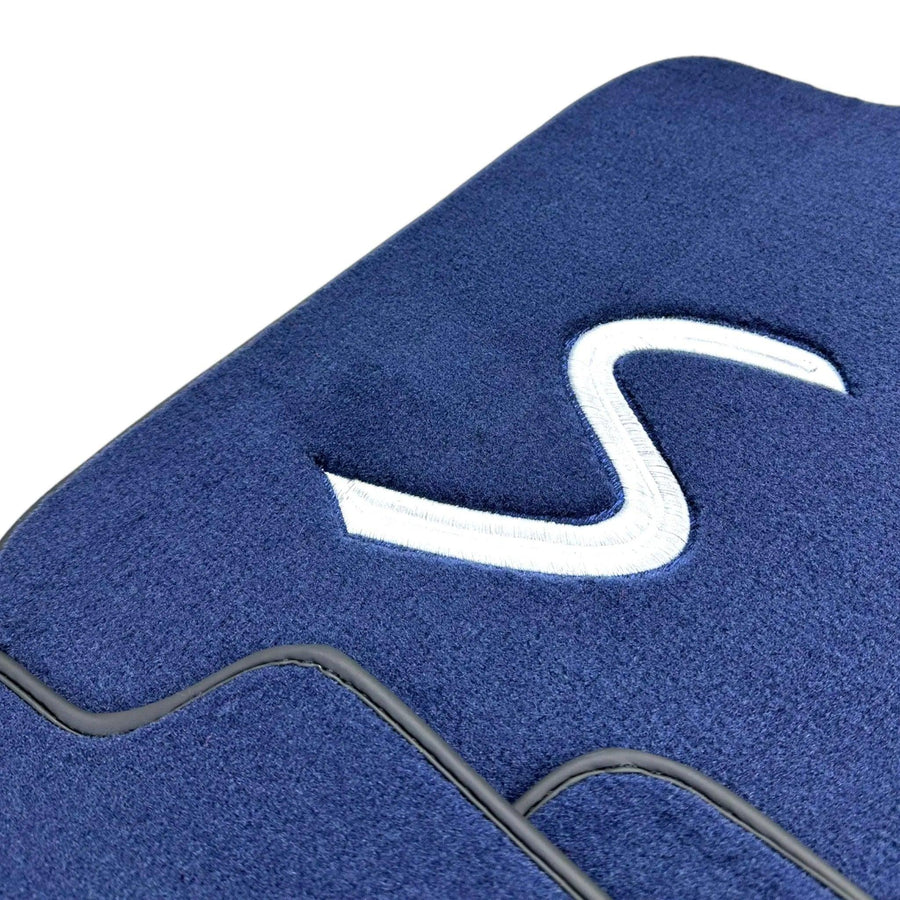 Dark Blue Floor Mats for Mini Clubman F54 (2015-2019) - AutoWin