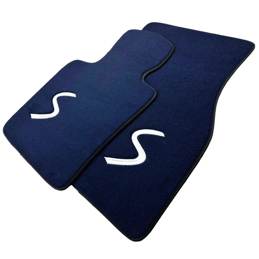 Dark Blue Floor Mats for Mini Clubman R55 (2007-2015) - AutoWin