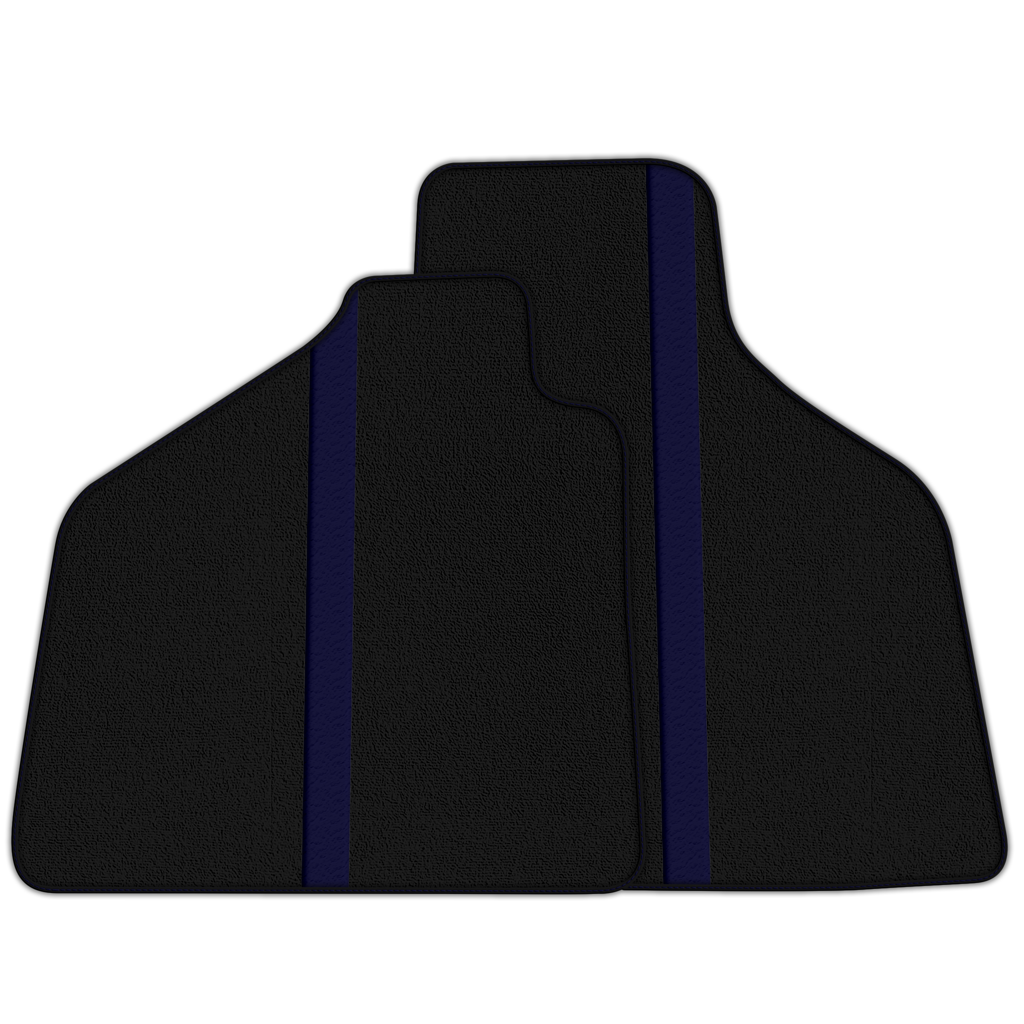Custom Black Floor Mats with Leather for Lamborghini Aventador SV