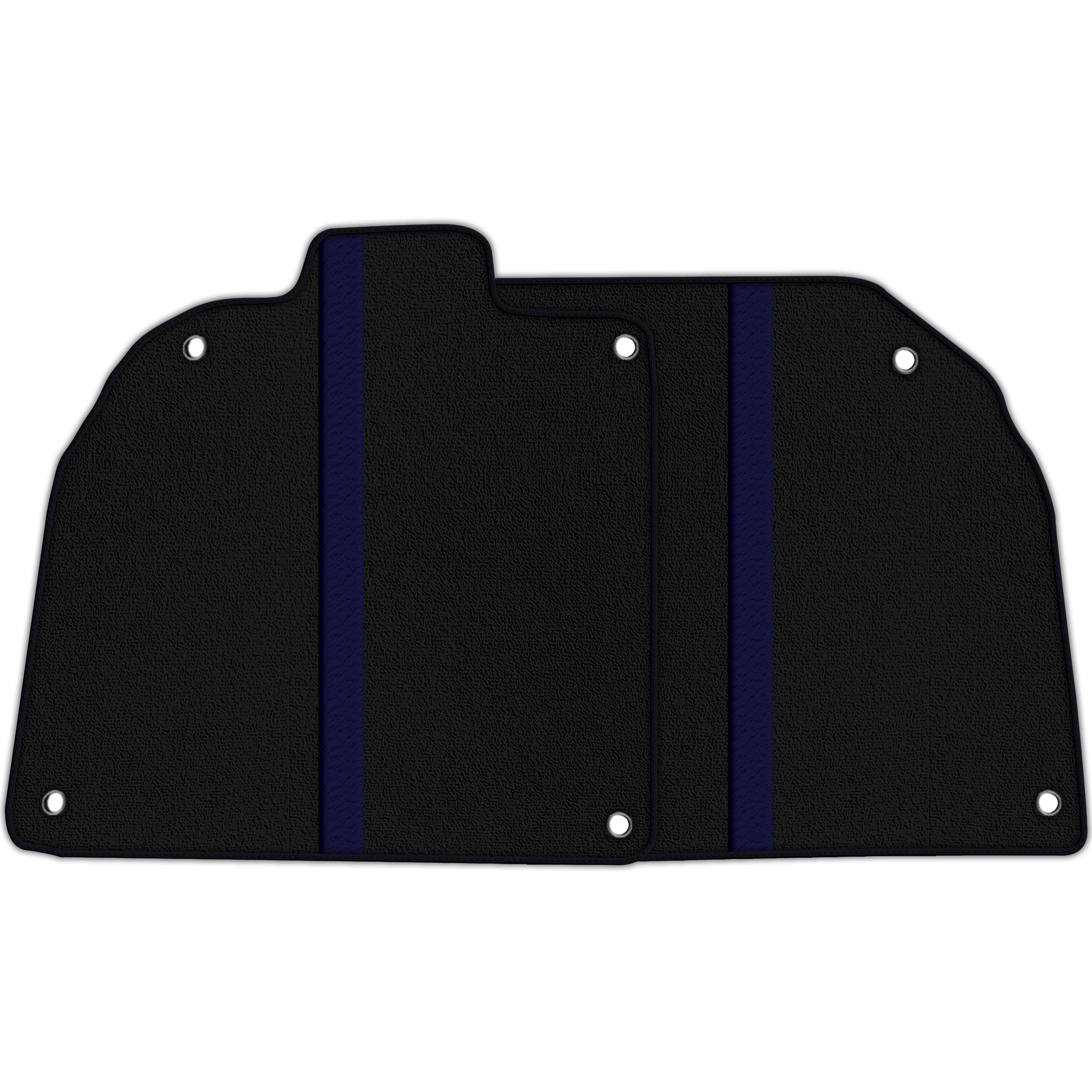 Black Floor Mats with Leather Line for Lamborghini Aventador SV - Various Colors