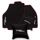 Black Leather Floor Mats for Ferrari 458 Spider (2012-2015) | Custom