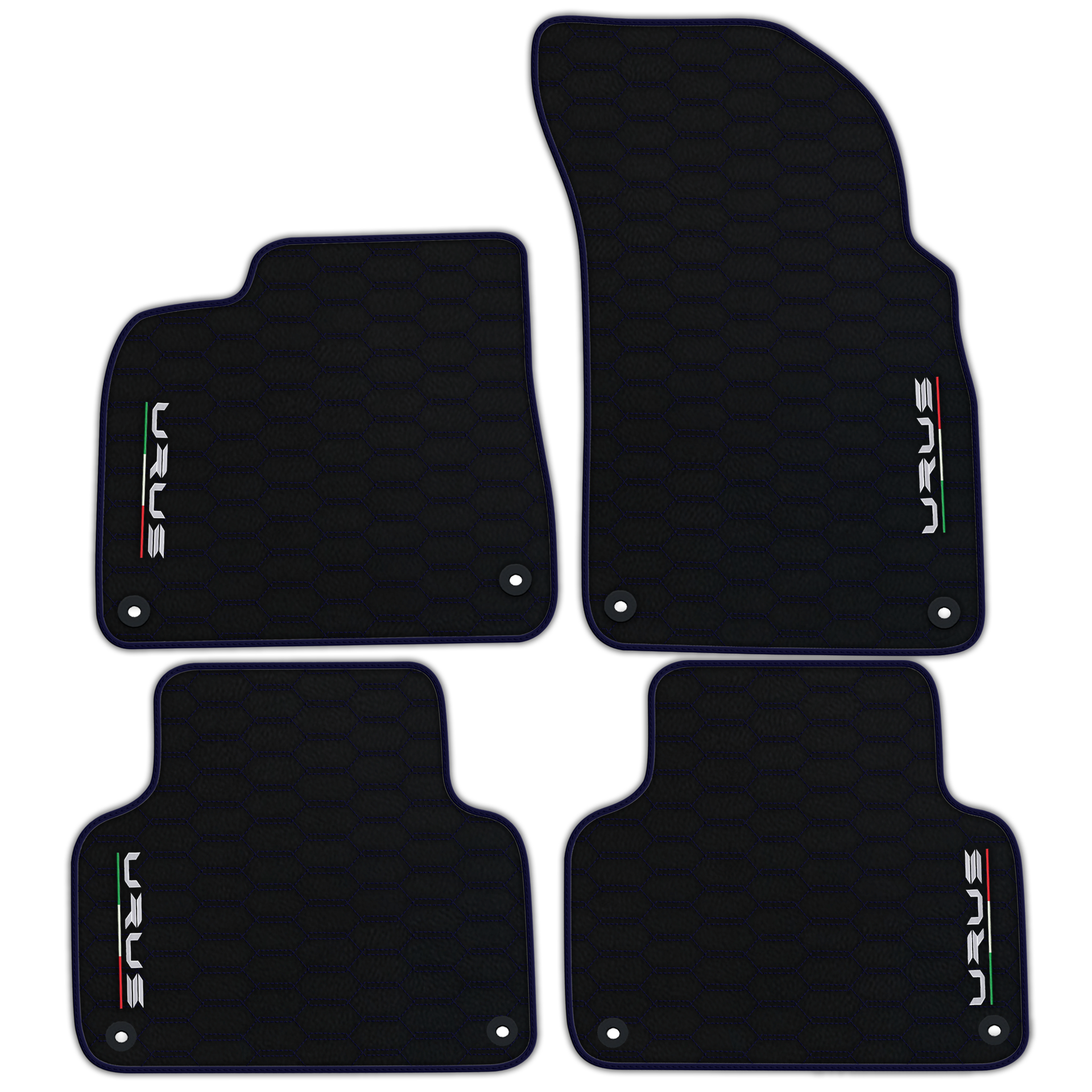 Floor Mats For Lamborghini Urus Black Tailored Yellow Edition - AutoWin.EU