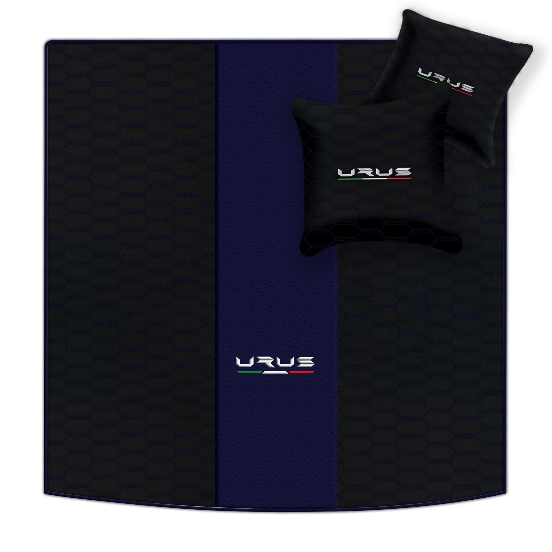 Floor Mats For Lamborghini Urus Black Tailored Yellow Edition - AutoWin.EU