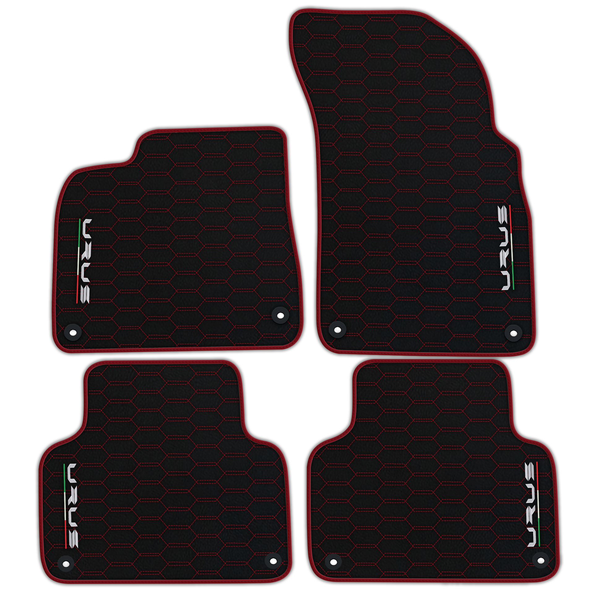 Floor Mats For Lamborghini Urus Black Tailored Yellow Edition - AutoWin.EU