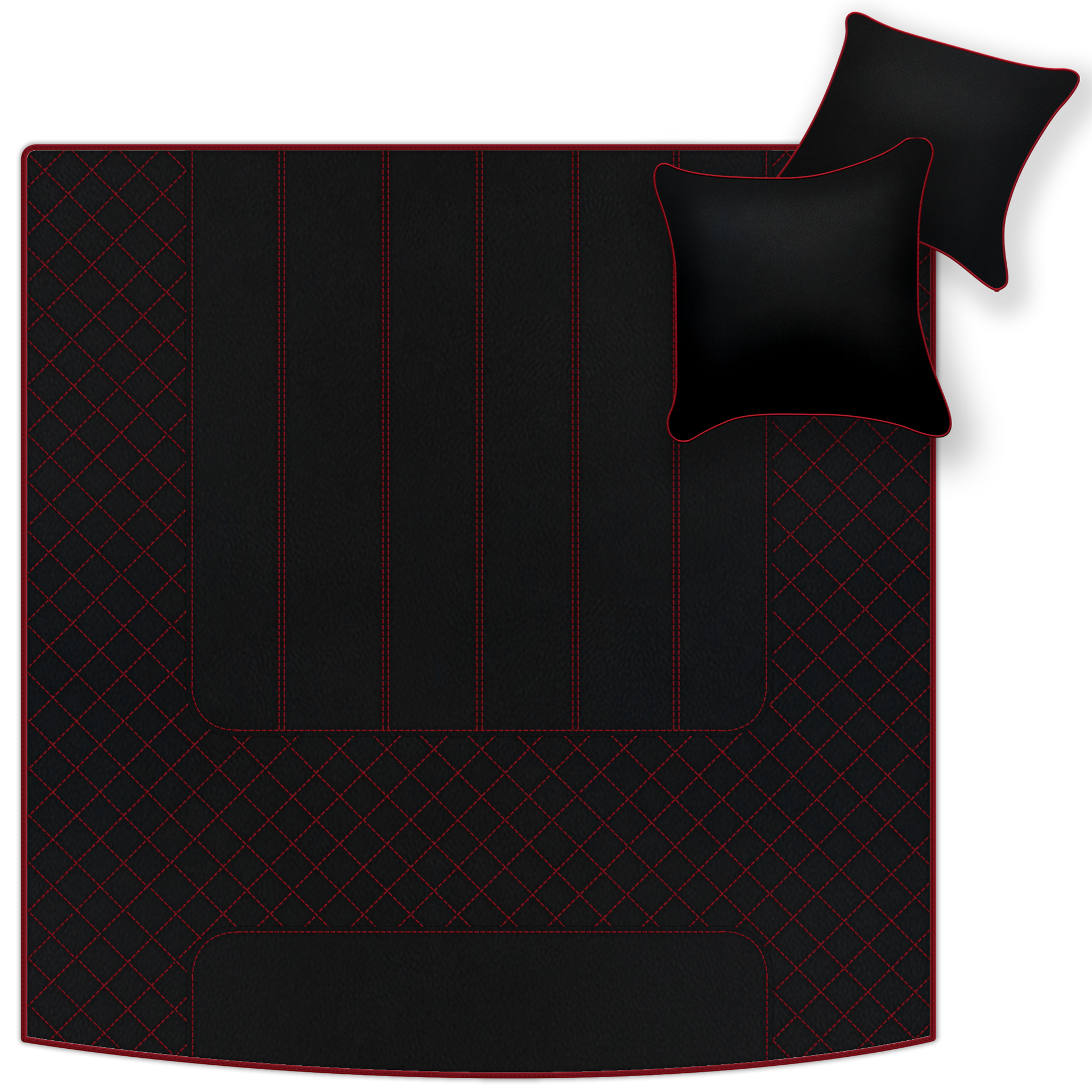 Red Floor Mats For Bentley Arnage Red Label RL (1998-2009) - AutoWin