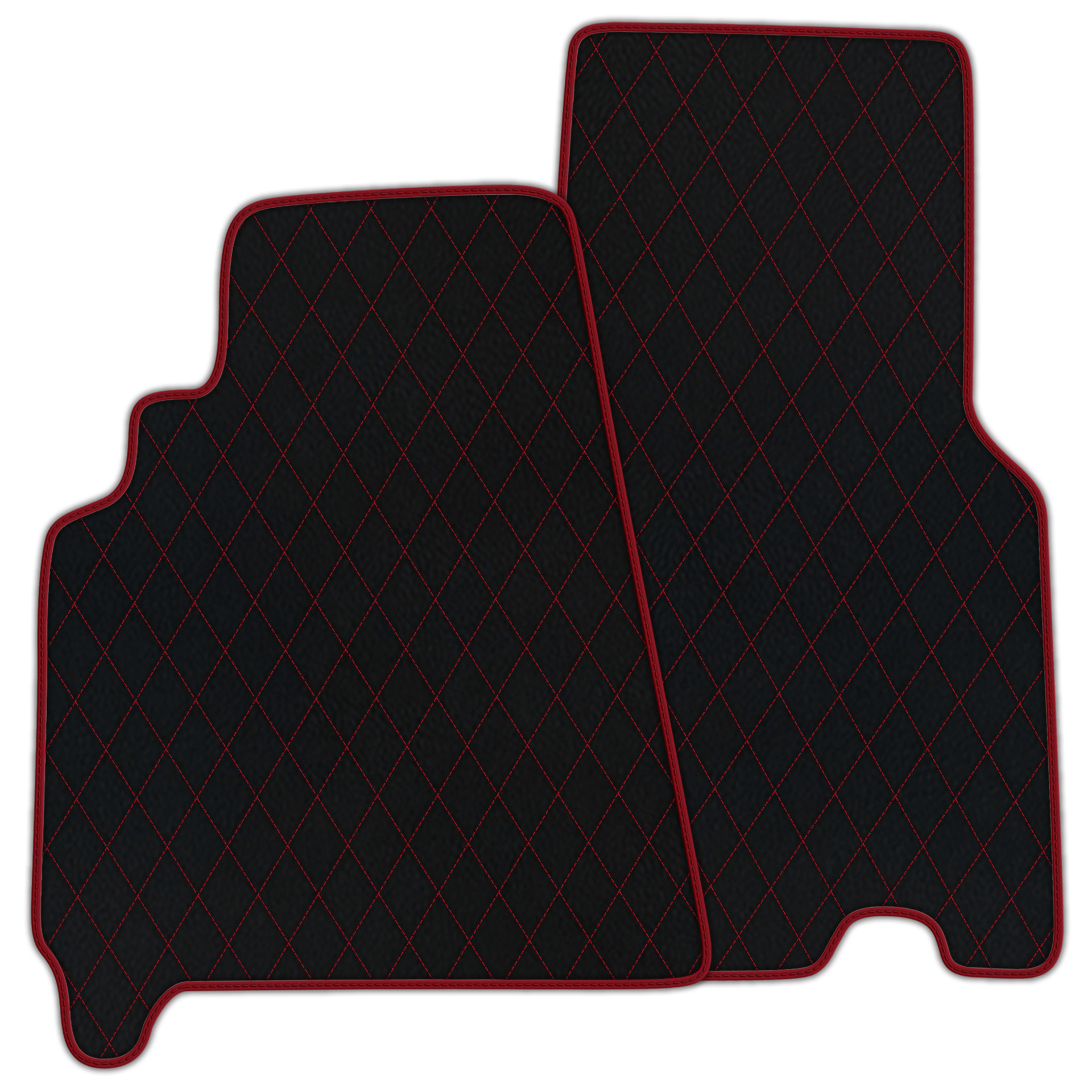 Customizable Floor Mats From Carpet With Leather for Ferrari 550 Maranello (1996-2002) - AutoWin