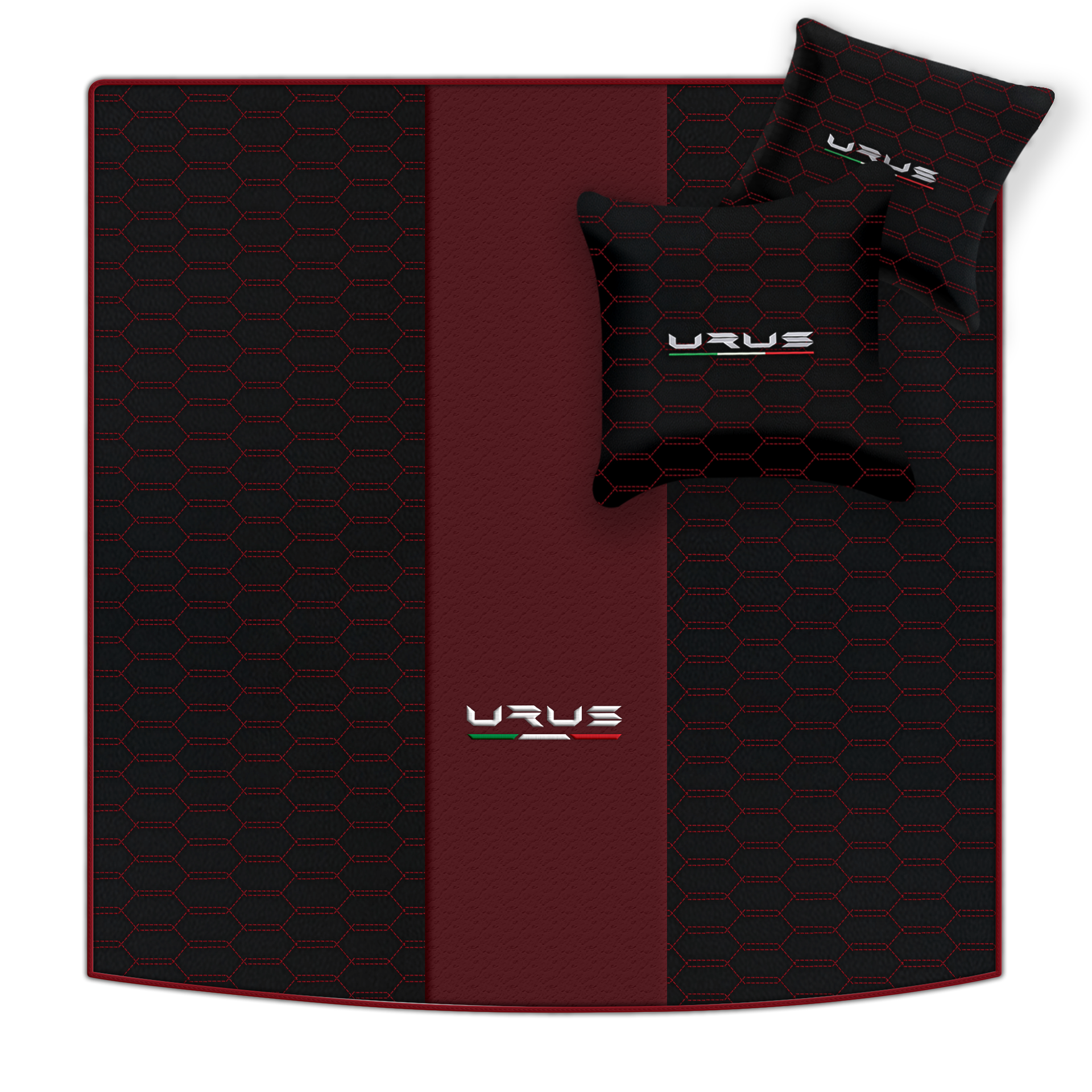 Floor Mats For Lamborghini Urus Black Tailored Yellow Edition - AutoWin.EU