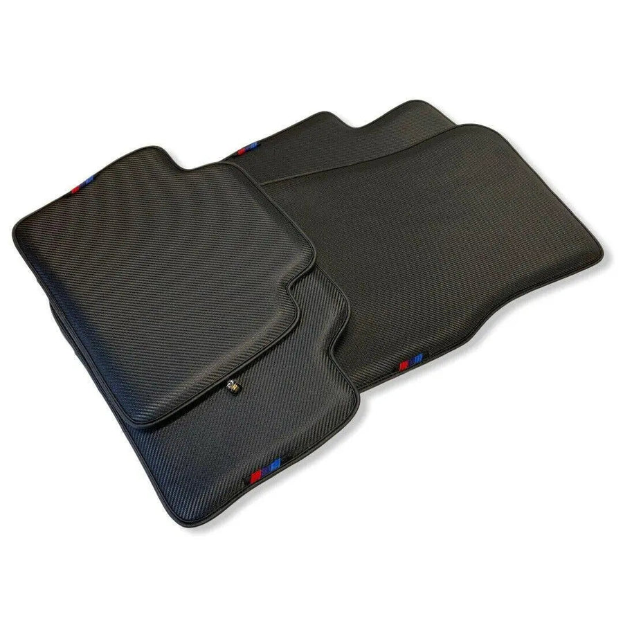 Floor Mats For BMW U06 (2022-2026) Autowin Brand Carbon Fiber Leather - AutoWin
