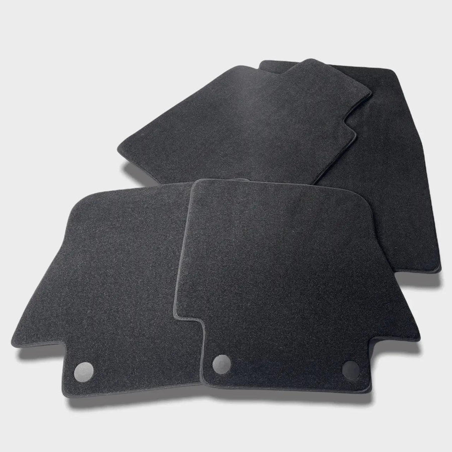 Floor Mats For Maserati GranCabrio MC (2013-2019) Black - AutoWin