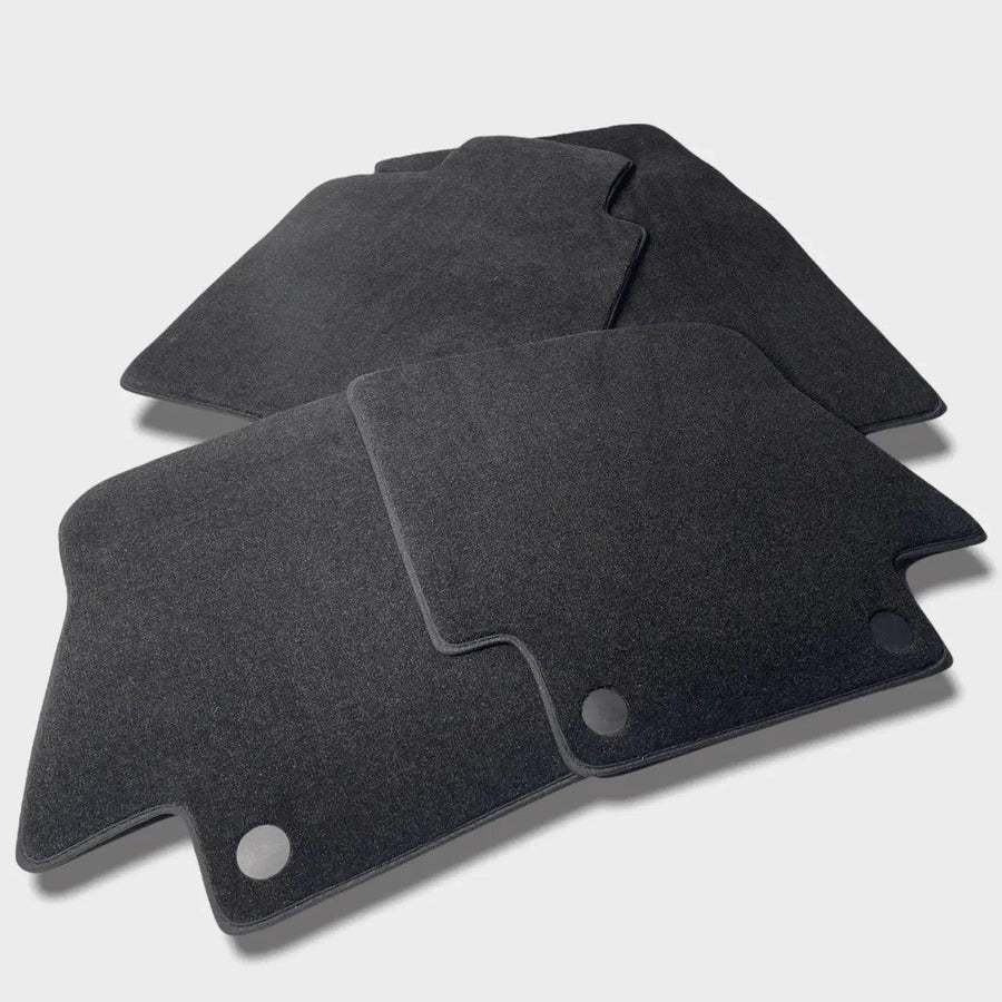 Floor Mats For Maserati GranCabrio MC (2013-2019) Black - AutoWin