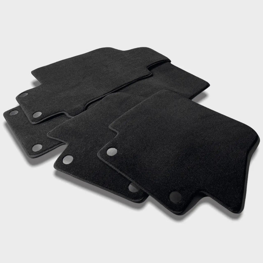 Floor Mats For Maserati GranCabrio Sport (2011-2019) Black - AutoWin