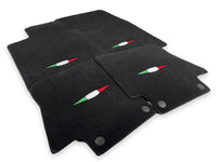 Floor Mats For Maserati GranCabrio Sport (2011-2019) Black IT Edition - AutoWin