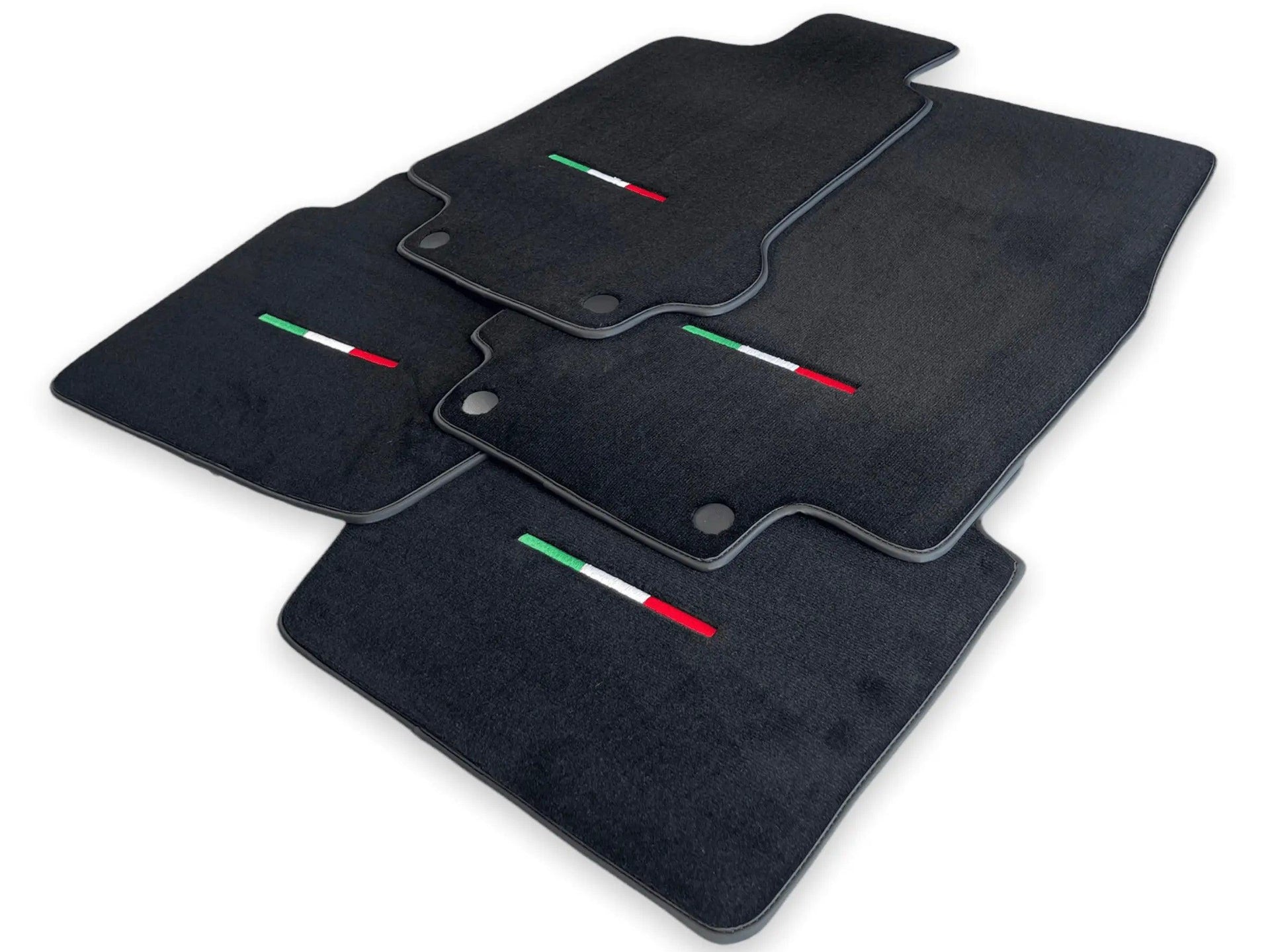 Floor Mats For Maserati GranTurismo MC Stradale (2011-2015) Black IT Edition - AutoWin
