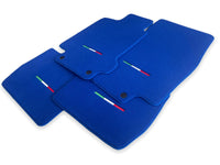 Floor Mats For Maserati GranTurismo MC Stradale (2011-2015) Blue IT Edition - AutoWin