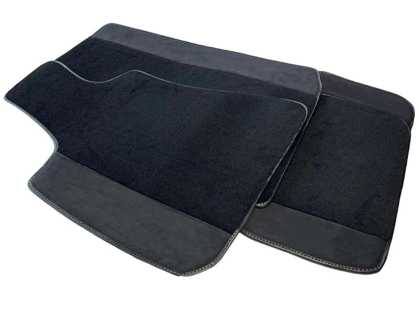 Floor Mats for Maserati GranTurismo S (2008-2012) with Alcantara Leather - AutoWin