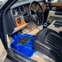 Tappetini in pelle di pecora blu per Rolls-Royce Phantom Sedan (2003-2016)