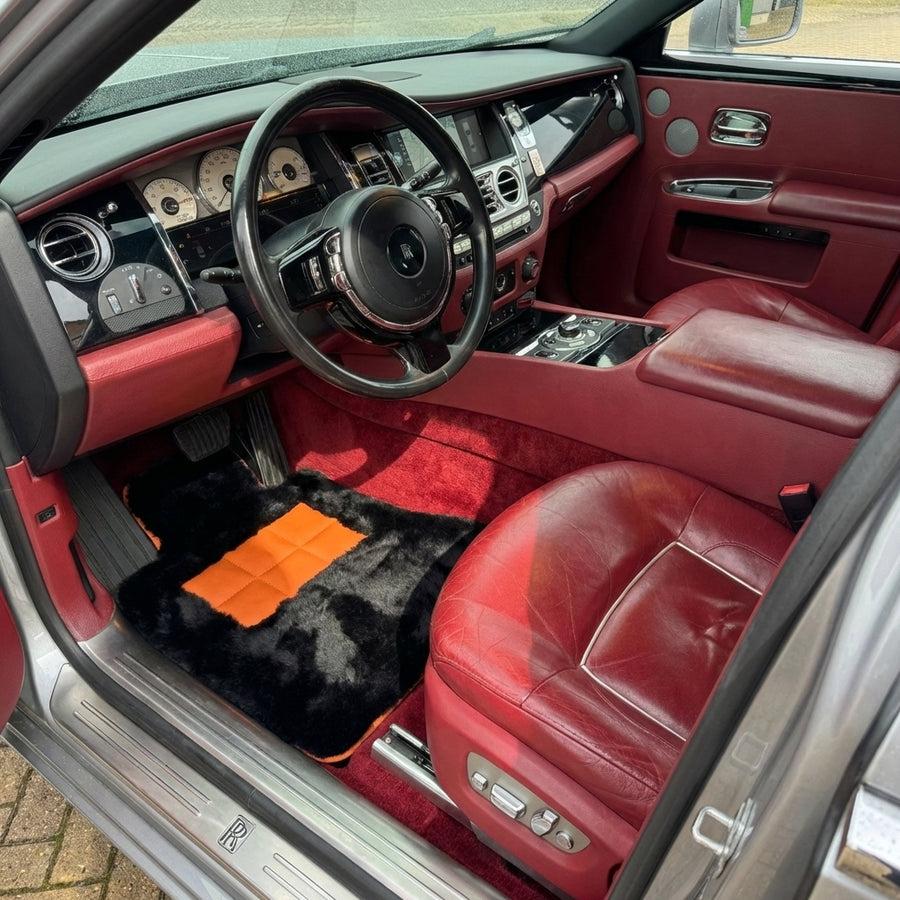 Tappetini in Velluto Nero per Rolls-Royce Ghost Series I