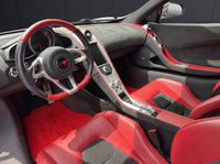 Alfombrillas para McLaren MP4-12C (2011–2014) Juego de alfombrillas a medida en rojo AutoWin